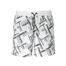 Karl lagerfeld beachwear KARL LAGERFELD FÉRFI STRANDRUHA FÜRDŐRUHA ALSÓ FEHÉR férfi fürdőnadrág