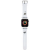Karl Lagerfeld CG MOBILE KARL LAGERFELD KARL AND CHOUPETTE HEAD NFT pótszíj (egyedi méret, kicsi, szilikon, fém csat) FEHÉR Apple Watch Series 5 40mm / Watch Series 4 40mm / Watch Series 3 38mm (KLAWMSLKCNH) ( )
