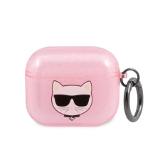 Karl Lagerfeld Choupette AirPods 3 tok pink (KLA3UCHGP) (KLA3UCHGP) - Fülhallgató tok fülhallgató, fejhallgató tok