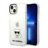 Karl Lagerfeld Choupette Body Apple iPhone 14 Plus hátlap tok, átlátszó