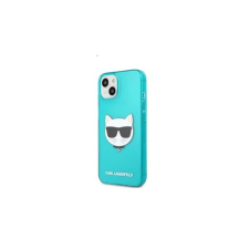 Karl Lagerfeld Choupette Head szilikon hátlap tok Apple iPhone 13 mini, kék tok és táska