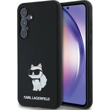Karl Lagerfeld Choupette Metal Pin, Samsung Galaxy A35, Fekete, Poliuretán, Mobiltelefon Tok (KLD1967) tok és táska