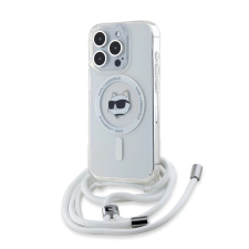 Karl Lagerfeld crossbody tok átlátszó KLHMP15XHCCHNT Apple Iphone 15 Pro Max készülékhez tok és táska