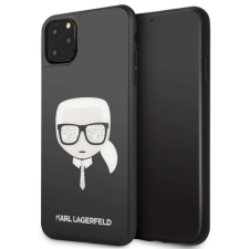 Karl Lagerfeld Double Layers Glitter Head - telefontok iPhone 11 Pro Max fekete tok és táska