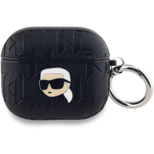  Karl Lagerfeld Embossed Karl Head AirPods 3 fekete PU tok (KLA3PGKIPK) fülhallgató, fejhallgató tok