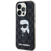 Karl Lagerfeld Eredeti előlap KARL LAGERFELD KLHCP15XHNKMKLK iPhone 15 PRO MAX (ikonikus Monogram / fekete) tok