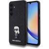 Karl Lagerfeld Fixed Glitter Metal Ikonik Samsung Galaxy A35 5G fekete tok (KLHCSA35GKNPSK)