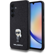 Karl Lagerfeld Fixed Glitter Metal Ikonik Samsung Galaxy A35 5G fekete tok (KLHCSA35GKNPSK) tok és táska