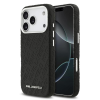 Karl Lagerfeld Grained PU Repeated Logo MagSafe tok iPhone 17 Pro készülékhez fekete