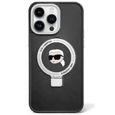 Karl Lagerfeld gyűrűs Karl Head MagSafe tok iPhone 15 Plus / 14 Plus - Fekete tok és táska