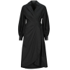 Karl Lagerfeld Hosszú ruhák WRAP SHIRT DRESS Fekete DE 36