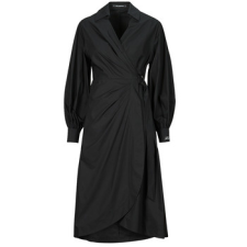 Karl Lagerfeld Hosszú ruhák WRAP SHIRT DRESS Fekete DE 40 női ruha