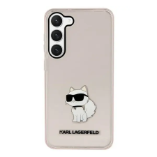 Karl Lagerfeld Ikonik Choupette Samsung Galaxy S23+, szilikon tok, rózsaszín tok és táska