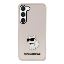 Karl Lagerfeld Ikonik Choupette Samsung Galaxy S23+, szilikon tok, rózsaszín tok és táska