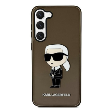 Karl Lagerfeld Ikonik Samsung Galaxy S23+, szilikon tok, fekete tok és táska