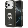 Karl Lagerfeld IML Aquarelle Karl &amp; Logo Karl &amp; Logo MagSafe tok iPhone 17 Pro-hoz Fekete