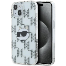 Karl Lagerfeld IML Choupette fej és monogram tok iPhone 15 / 14 / 13 - átlátszó tok és táska