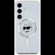 Karl Lagerfeld IML Choupette Head Samsung Galaxy S25+ átlátszó MagSafe tok (KLHMS25MHLSCHH) tok és táska