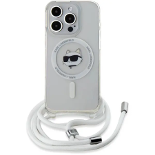 Karl Lagerfeld IML Crossbody Choupette Head MagSafe iPhone 15 Pro Max átlátszó tok tok és táska
