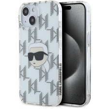 Karl Lagerfeld IML Electroplated Karl Head iPhone 15 átlátszó tok (KLHCP15SHKLPKHT) tok és táska