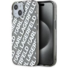 Karl Lagerfeld IML Electroplated Repeated Logo iPhone 15 Silver tok (KLHCP15SHKFOEMS) tok és táska