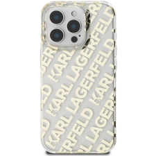 Karl Lagerfeld IML Electroplated Repeated Logo iPhone 16 Pro Max Gold tok (KLHCP16XHKFOEMD) tok és táska