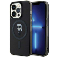Karl Lagerfeld IML IML ikonikus MagSafe tok iPhone 15 Pro készülékhez - fekete tok és táska