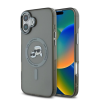 Karl Lagerfeld IML K&amp;CH Heads Metal Frame MagSafe tok iPhone 16 készülékhez fekete