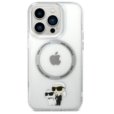 Karl Lagerfeld IML Karl & Choupette Apple iPhone 15 Pro MagSafe tok, átlátszó tok és táska