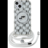 Karl Lagerfeld IML Monogram Crossbody K&CH Heads MagSafe iPhone 15 átlátszó tok (KLHMP15SHCKCKLCT)