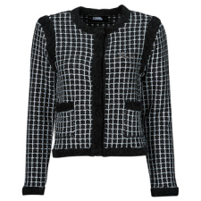 Karl Lagerfeld Kabátok / Blézerek classic boucle cardigan Sokszínű EU L női dzseki, kabát