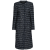Karl Lagerfeld Kabátok BOUCLE LONG JACKET Kék DE 36