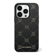 Karl Lagerfeld Karl Head iPhone 16 hátlap tok, fekete KLHMP16SPGKHPHK tok és táska