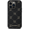 Karl Lagerfeld Karl Heads Pattern iPhone 14 Pro Max MagSafe fekete PU tok (KLHMP14XPGKHPHK)