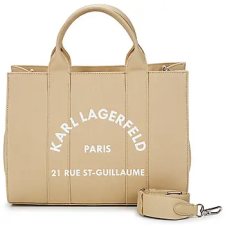 Karl Lagerfeld Kézitáskák K/RSG SQUARE MEDIUM TOTE Bézs Egy méret kézitáska és bőrönd
