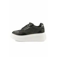 Karl Lagerfeld KL63509A 40 EU fekete női ék sarkú sportcipő