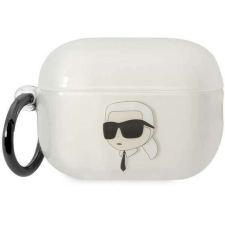 Karl Lagerfeld KLAP2HNIKTCT Airpods Pro 2 fedél átlátszó Ikonik Karl Lagerfeld fülhallgató, fejhallgató tok
