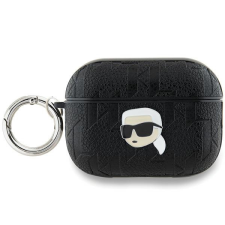 Karl Lagerfeld KLAP2PGKIPK Monogram Karl Head tok AirPods Pro 2 - fekete fülhallgató, fejhallgató tok
