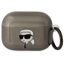 Karl Lagerfeld KLAPHNIKTCK AirPods Pro tok fekete Karl&- 039;s Head tok és táska