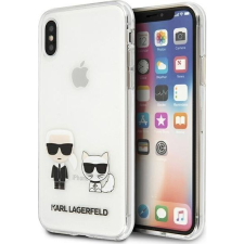 Karl Lagerfeld KLHCI65CKTR iPhone Xs Max Átlátszó Karl & Choupette Keménytok (3666339055059) tok és táska