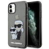 Karl Lagerfeld KLHCN61HNKCTGK iPhone 11 / Xr 6,1" fekete keménytok csillogó Karl&amp;Choupette