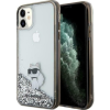 Karl Lagerfeld KLHCN61LKCNSK iPhone 11 6.1" Átlátszó Keménytok Folyékony Csillogó Choupette (KF001897)