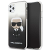 Karl Lagerfeld KLHCN65TRDFKBK iPhone 11 Pro Max fekete Gradient Ikonik Karl telefontok