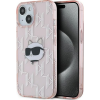 Karl Lagerfeld KLHCP13MHKLPCHP IML Choupette Head & Monogram Tok iPhone 13 - Rózsaszín (3666339286071)