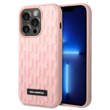 Karl Lagerfeld KLHCP14LRUPKLPP iPhone 14 Pro 6,1&quot; rózsaszín 3D Monogram keménytok tok és táska