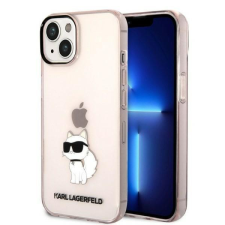 Karl Lagerfeld KLHCP14MHNCHTCP iPhone 14 Plus 6.7" rózsaszín keménytok ikonikus Choupette tok és táska
