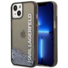 Karl Lagerfeld KLHCP14MLCKVK iPhone 14 Plus 6,7&quot; fekete keménytokfolyékony csillogó kristályos tok és táska