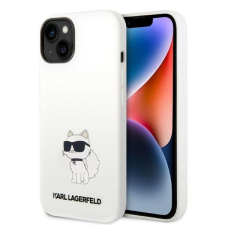 Karl Lagerfeld KLHCP14MSNCHBCH iPhone 14 Plus 6,7" keménytok fehér szilikon Choupette tok és táska