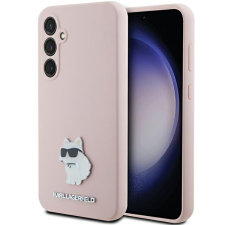 Karl Lagerfeld KLHCS23FESMHCNPP S23 FE S711 pink szilikon Choupette fém kitűző tok tok és táska