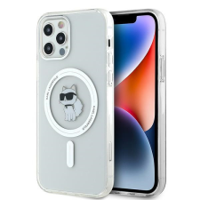 Karl Lagerfeld KLHMP12MHFCCNOT IML Choupette MagSafe-kompatibilis tok iPhone 12 / 12 Pro - átlátszó tok és táska